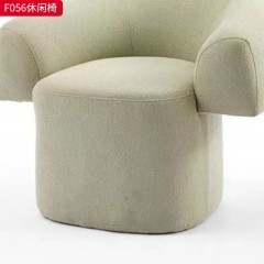 千匠一品 现代风格 优质布艺面料+松木框架+高回弹海绵 时尚大气休闲椅F056-L