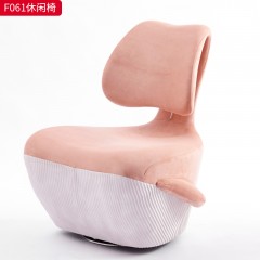 千匠一品 现代风格 优质布艺面料+定型棉+五金 时尚大气休闲椅F061-J