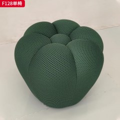 千匠一品 现代风格 网布面料+高密度海绵 时尚大气单椅F128-J