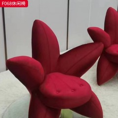 千匠一品 现代风格 优质布艺面料+定型棉+五金脚 时尚大气休闲椅F068-J