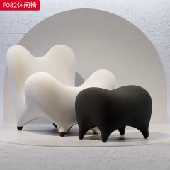 千匠一品 现代风格 优质布艺面料+定型棉 时尚大气休闲椅F082-J