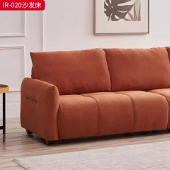 千匠一品 现代风格 布艺面料+高密度海绵+全钢架结构+铁丝网 时尚大气沙发床IR-020-L