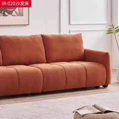 千匠一品 现代风格 布艺面料+高密度海绵+全钢架结构+铁丝网 时尚大气沙发床IR-020-L