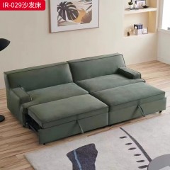 千匠一品 现代风格 布艺面料（全拆洗）+进口松木+桉木+弹簧+高密度回弹海绵 时尚大气沙发床IR-029-L
