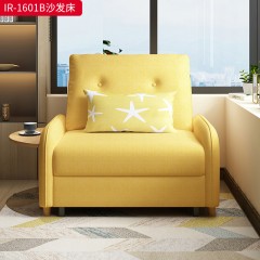 千匠一品 现代风格 布艺面料+进口松木+桉木+板+弹簧+高回弹海绵 时尚大气沙发床IR-1601B-L