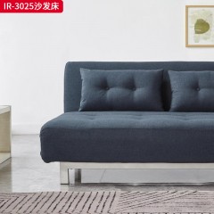 千匠一品 现代风格 布艺面料+高密度海绵+钢架结构+铁丝网 时尚大气沙发床IR-3025-L