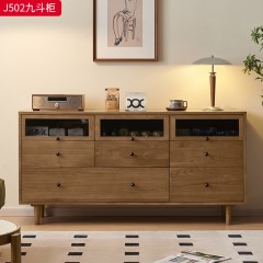 【特价产品】千匠一品 北欧风格 主材白蜡木实木 时尚大气斗柜J502/J506/J503-L