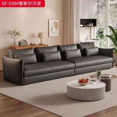 【特价产品】千匠一品 现代风格 防猫抓科技皮+全落叶松框架+3.8线径蛇形锰钢弹簧+7厘米金色橡筋 时尚大气沙发SF-039#-J