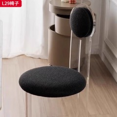 千匠一品 现代风格 绒布+亚克力 时尚大气椅子L29-J