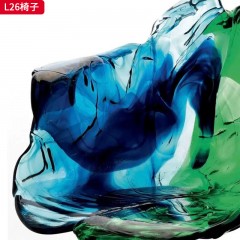 千匠一品 现代风格 亚克力+五金底座 时尚大气椅子L26-L