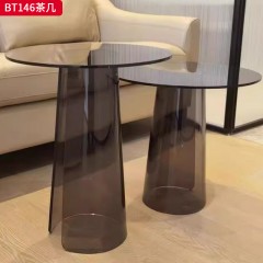 千匠一品 现代风格 亚克力+钢化玻璃 时尚大气茶几BT146-J
