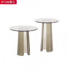 千匠一品 现代风格 亚克力+钢化玻璃 时尚大气茶几BT146-J