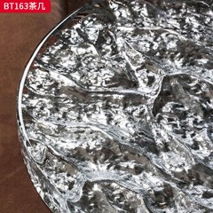 千匠一品 现代风格 亚克力+五金底座 时尚大气茶几BT163-L