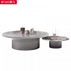 千匠一品 现代风格 亚克力+五金底座 时尚大气茶几BT163-L