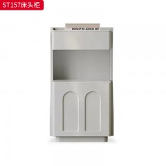 千匠一品 意式风格 岩板+E1级环保板+哑光烤漆+实木抽屉+缓冲导轨 时尚极简床头柜ST157-J