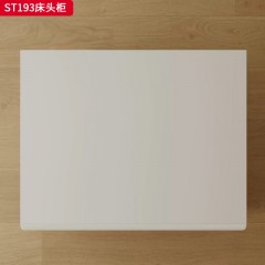 千匠一品 意式风格 环保板材+实木抽屉+哑光烤漆+缓冲导轨 时尚极简床头柜ST193-J