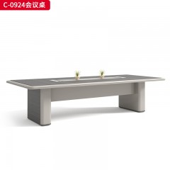 千匠一品 办公风格 E1级环保密度中纤板+三聚氰胺饰面+环保油漆+PVC 时尚简约会议桌C-0924-J
