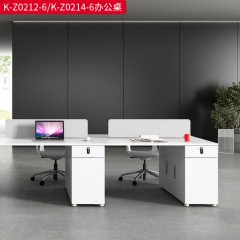 千匠一品 办公风格 E1级环保板材+三聚氰胺饰面+优质五金配件+密码锁 时尚简约办公桌K-Z0212-6  K-Z0214-6-J