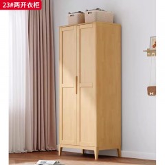 【特价产品】千匠一品 北欧风格 橡胶木 时尚优雅衣柜9901  Y90  23  13-L