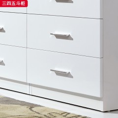 千匠一品 现代风格 环保板材+亮光漆+三聚氰胺饰面 时尚大气斗柜-L