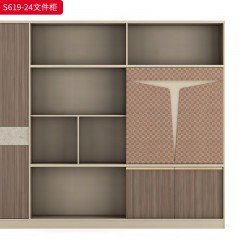 千匠一品 办公风格 E1级环保板+三聚氰胺纸饰面 时尚大气文件柜S619-24-L
