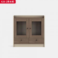 千匠一品 办公风格 E1级环保板材+三聚氰胺饰面+五金配件 时尚大气茶水柜A26-2-J