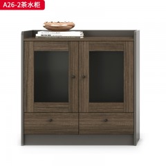 千匠一品 办公风格 E1级环保板材+三聚氰胺饰面+五金配件 时尚大气茶水柜A26-2-J