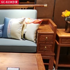 千匠一品 中式风格 刺猬紫檀红木 时尚大气沙发GC-823-L