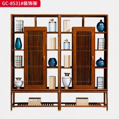 千匠一品 中式风格 国标红木刺猬紫檀 时尚优雅装饰架GC-8531-J