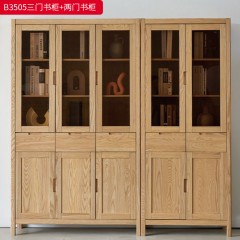 【特价产品】千匠一品 北欧风格 主材白蜡木实木 时尚大气衣柜B3505-L