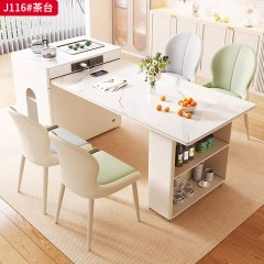 【特价产品】千匠一品 现代风格 岩板+坂木结合 时尚大气茶台J116-L