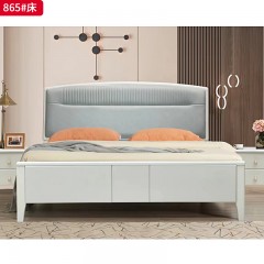 【特价产品】千匠一品 现代风格 科技布+高回弹海绵+橡木框架+板木结合+桉木芯床边+月牙结构+七根松木床子 时尚简约床865#/883#/609-1#/609-2-J