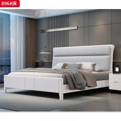 【特价产品】千匠一品 现代风格 猫抓布+高密度海绵+橡木框架+板木结合+桉木芯床边+月牙结构+气根送床子 时尚简约床891 895 896 899-J