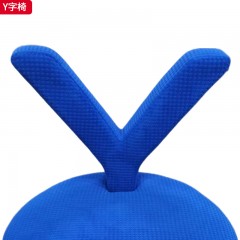 千匠一品 现代风格 羊羔毛面料+高回弹海绵+实木框架 时尚大气Y字椅-J