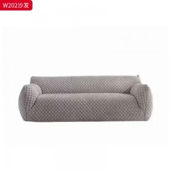 千匠一品 现代风格 实木框架+高回弹海绵+优质3D针织布料 时尚大气沙发W202-J