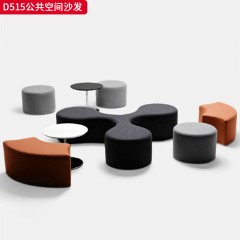千匠一品 现代风格 麻布面料+高密度海绵+实木框架+实木多层板 时尚简约沙发D515-L
