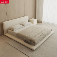 ●千匠一品 意式风格 舒适柔软磨砂布+高密度回弹海绵 时尚优雅床001-1-L