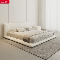●千匠一品 意式风格 舒适柔软磨砂布+高密度回弹海绵 时尚优雅床001-1-L