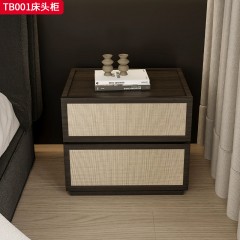 ●千匠一品 北欧风格 实木多层板 时尚大气床头柜TB001-L