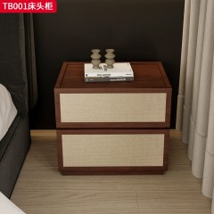 ●千匠一品 北欧风格 实木多层板 时尚大气床头柜TB001-L