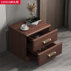 ●千匠一品 中式风格 胡桃木 时尚优雅床头柜210553-J