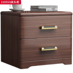 ●千匠一品 中式风格 胡桃木 时尚优雅床头柜210553-J