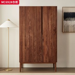 ●千匠一品 意式风格 黑胡桃木 极简主义衣柜MC692-J