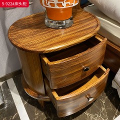 ●千匠一品 中式风格 乌金木+环保漆 时尚优雅床头柜5-922-J