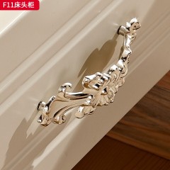●千匠一品 欧式风格 板木结合 经典优雅床头柜F11-J