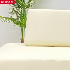 千匠一品 现代风格 不锈钢底座+实木内框架+高密度高回弹海绵+超纤面料 时尚大气沙发K11-J