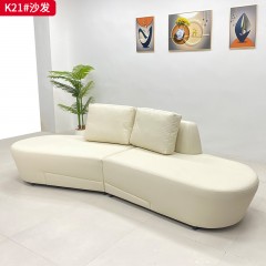 千匠一品 现代风格 实木内置框架+高密度高回弹环保海绵+超纤面料 时尚大气沙发K21-J