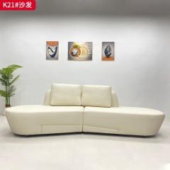 千匠一品 现代风格 实木内置框架+高密度高回弹环保海绵+超纤面料 时尚大气沙发K21-J