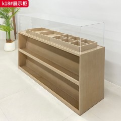 千匠一品 现代风格 实木框架+高清透明展示面板 时尚大气展示柜K18-J