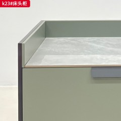 千匠一品 现代风格 岩板+实木多层板+烤漆工艺 时尚大气床头柜k23-J